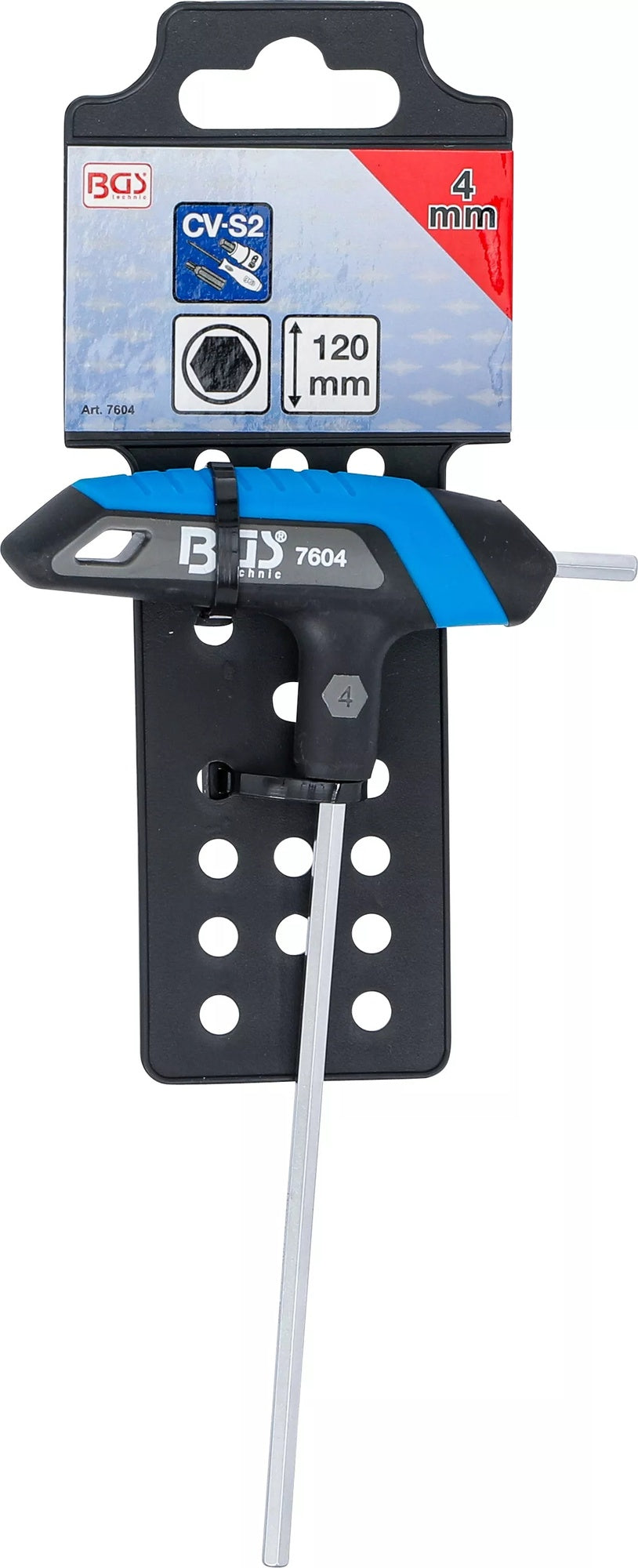 BGS 7604 Schraubendreher mit T-Griff Innensechskant Abtriebsprofil 4mm