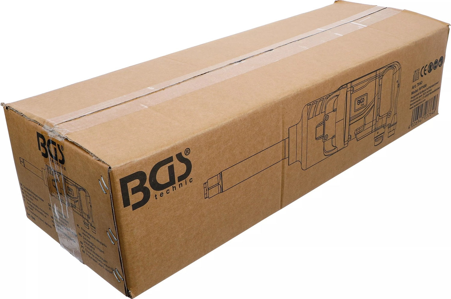 BGS 7640 Druckluft Schlagschrauber 25mm (1") 3800Nm