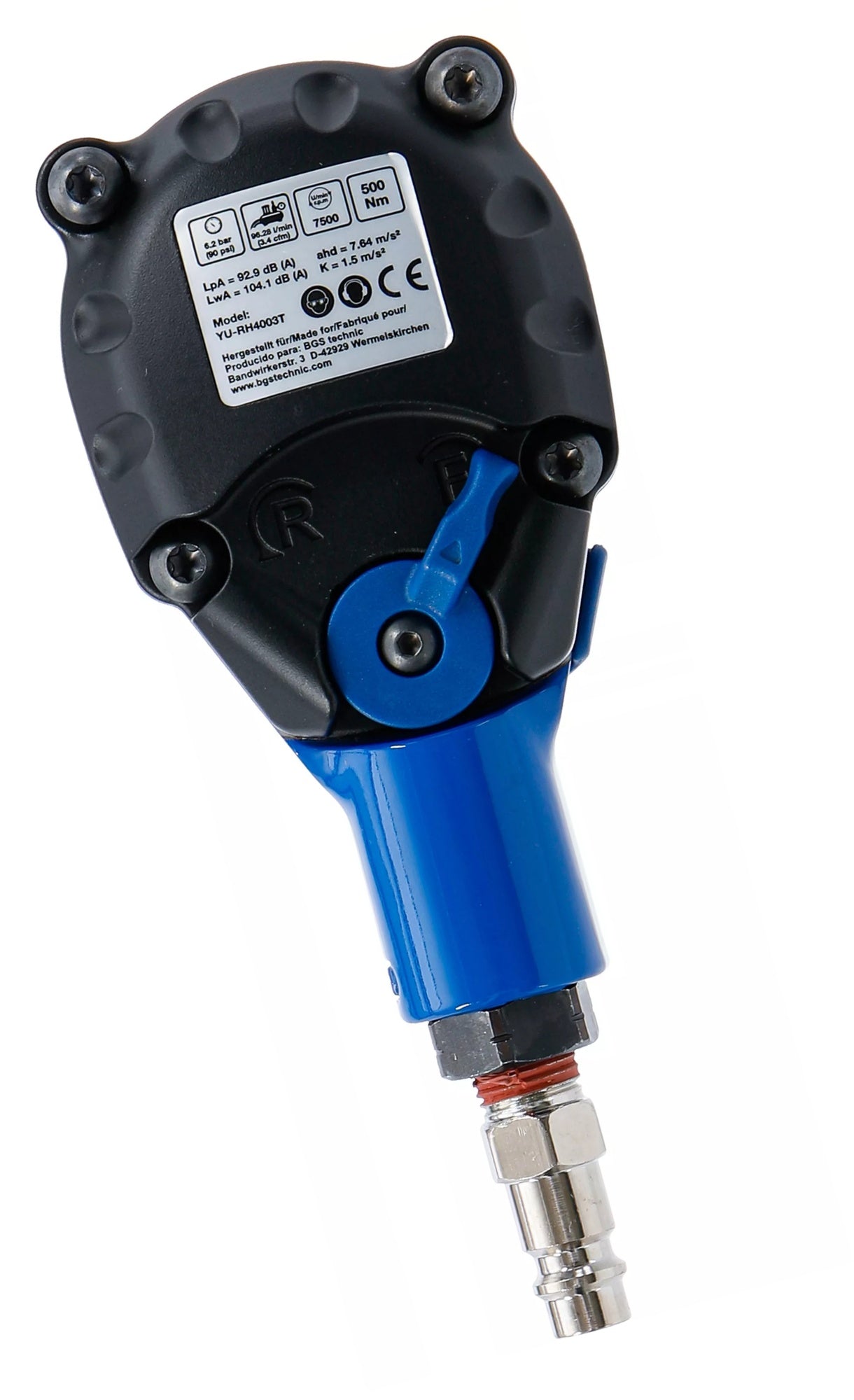 BGS 7646 Mini Druckluft Schlagschrauber 12,5mm (1/2") | 500 Nm