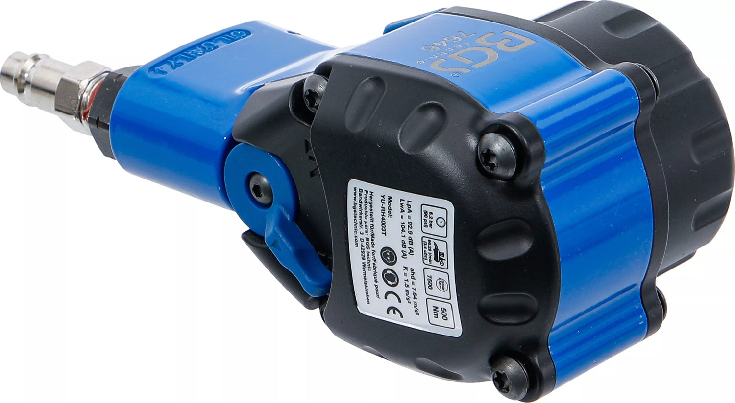 BGS 7646 Mini Druckluft Schlagschrauber 12,5mm (1/2") | 500 Nm