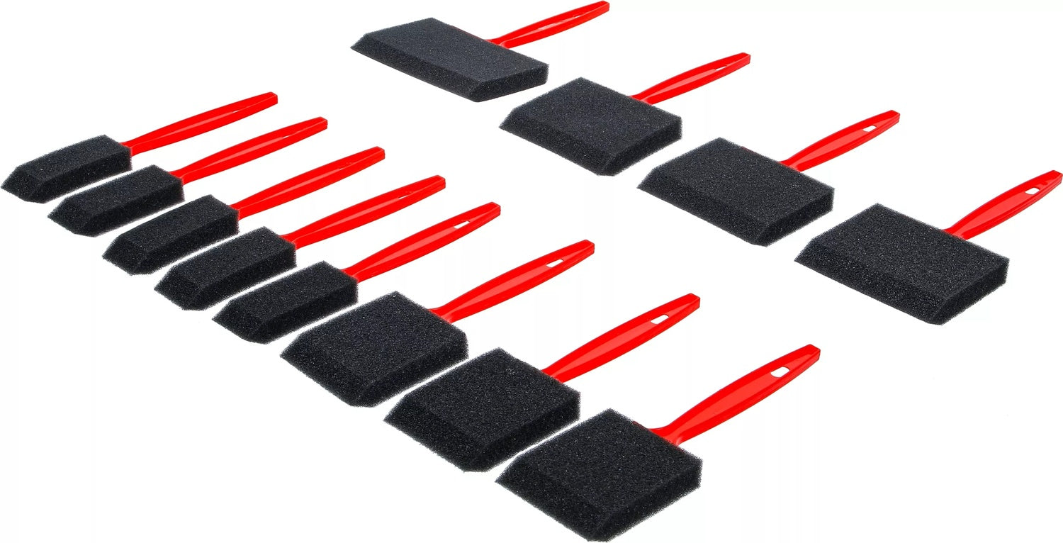 BGS DIY Satz Schaumstoffpinsel Schwammpinsel 12 teilig