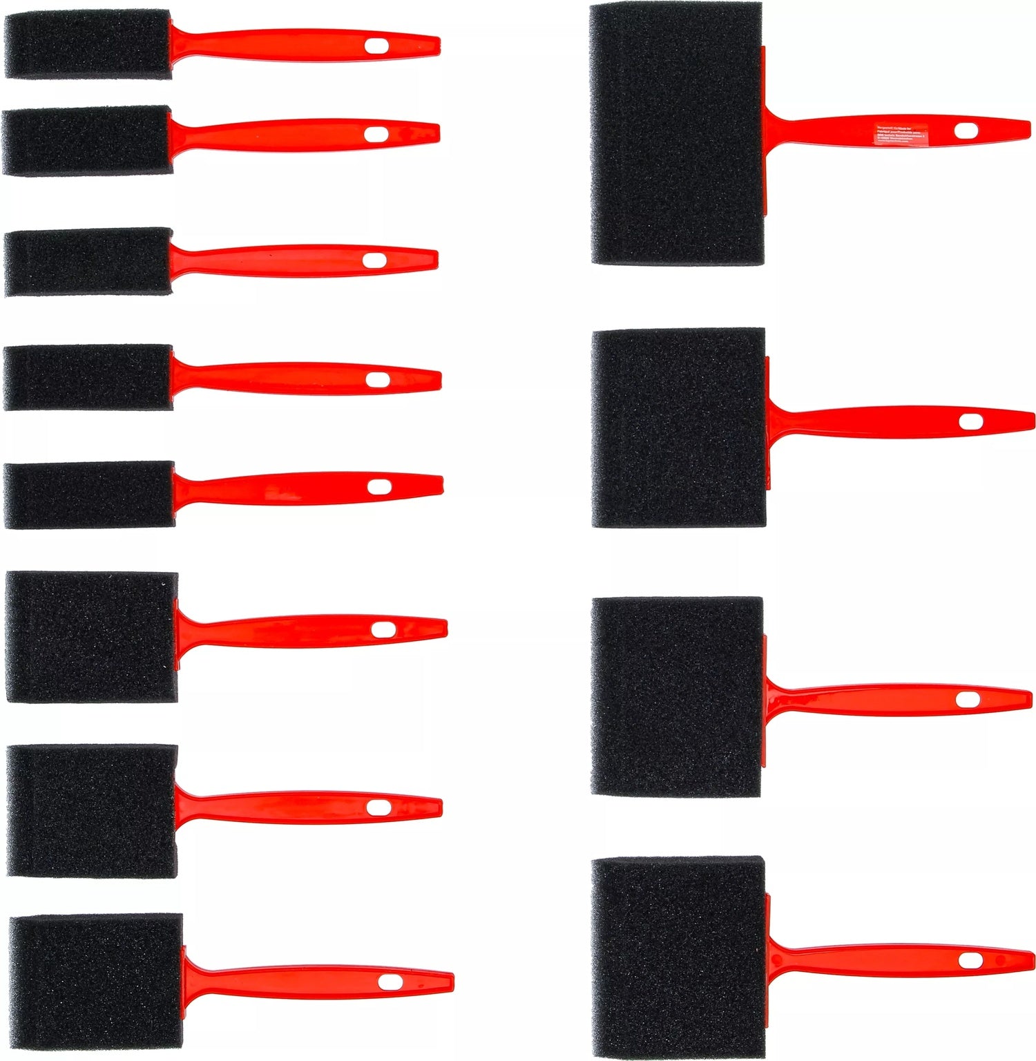 BGS DIY Satz Schaumstoffpinsel Schwammpinsel 12 teilig