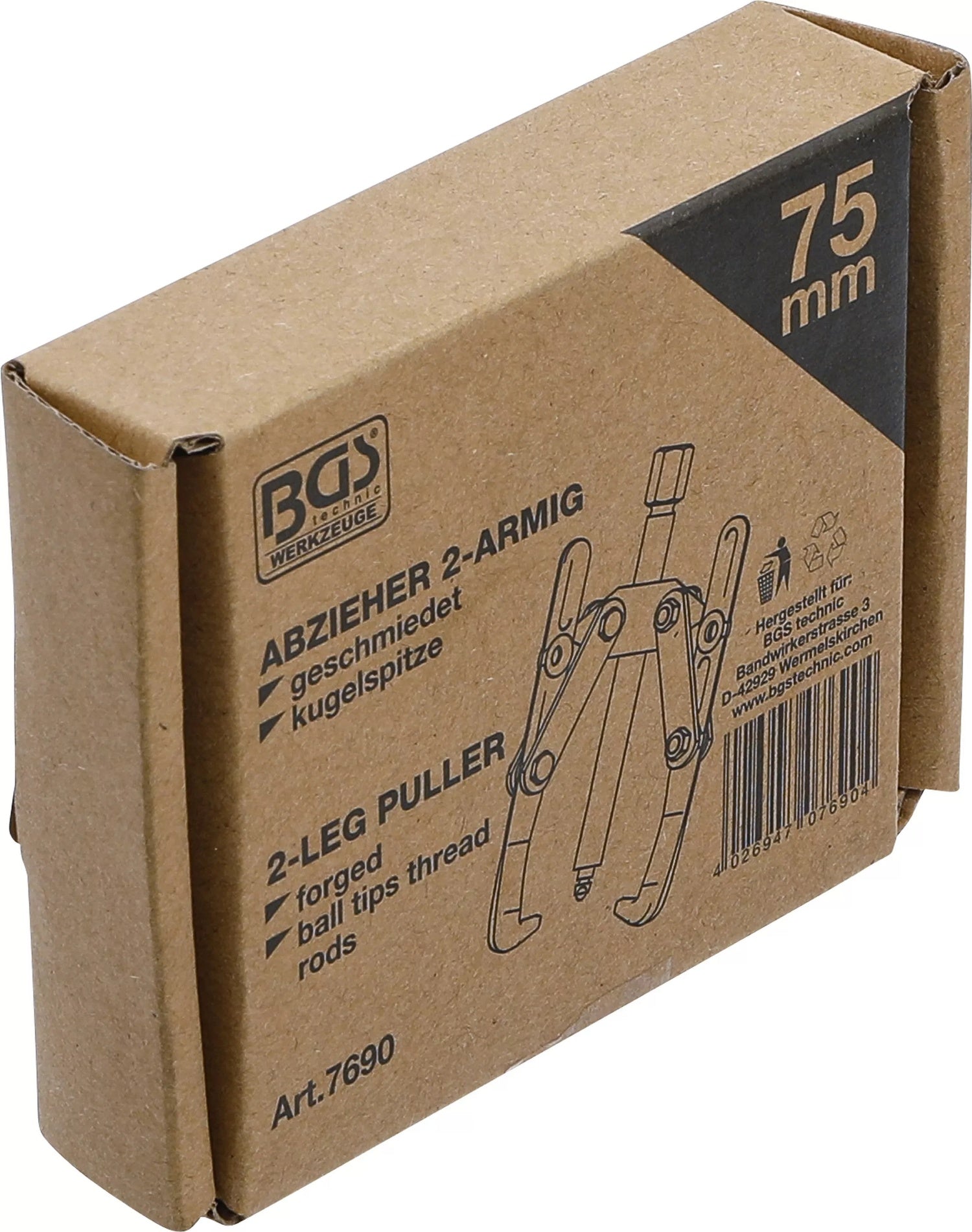 BGS 7690 Abzieher Außenabzieher & Innenabzieher 2 armig 65 - 100mm