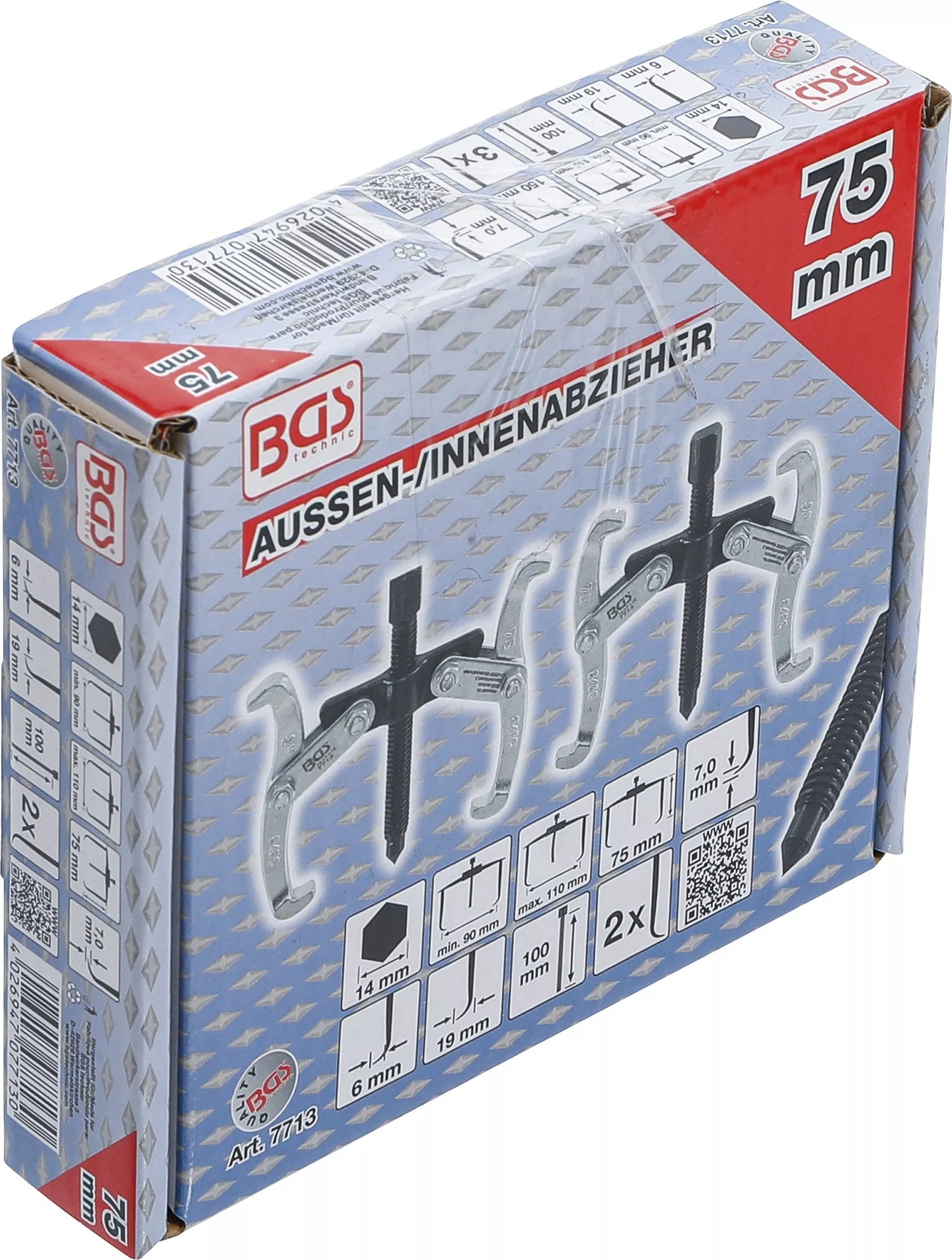 BGS 7713 Abzieher Außenabzieher & Innenabzieher 2 armig 15 - 120mm