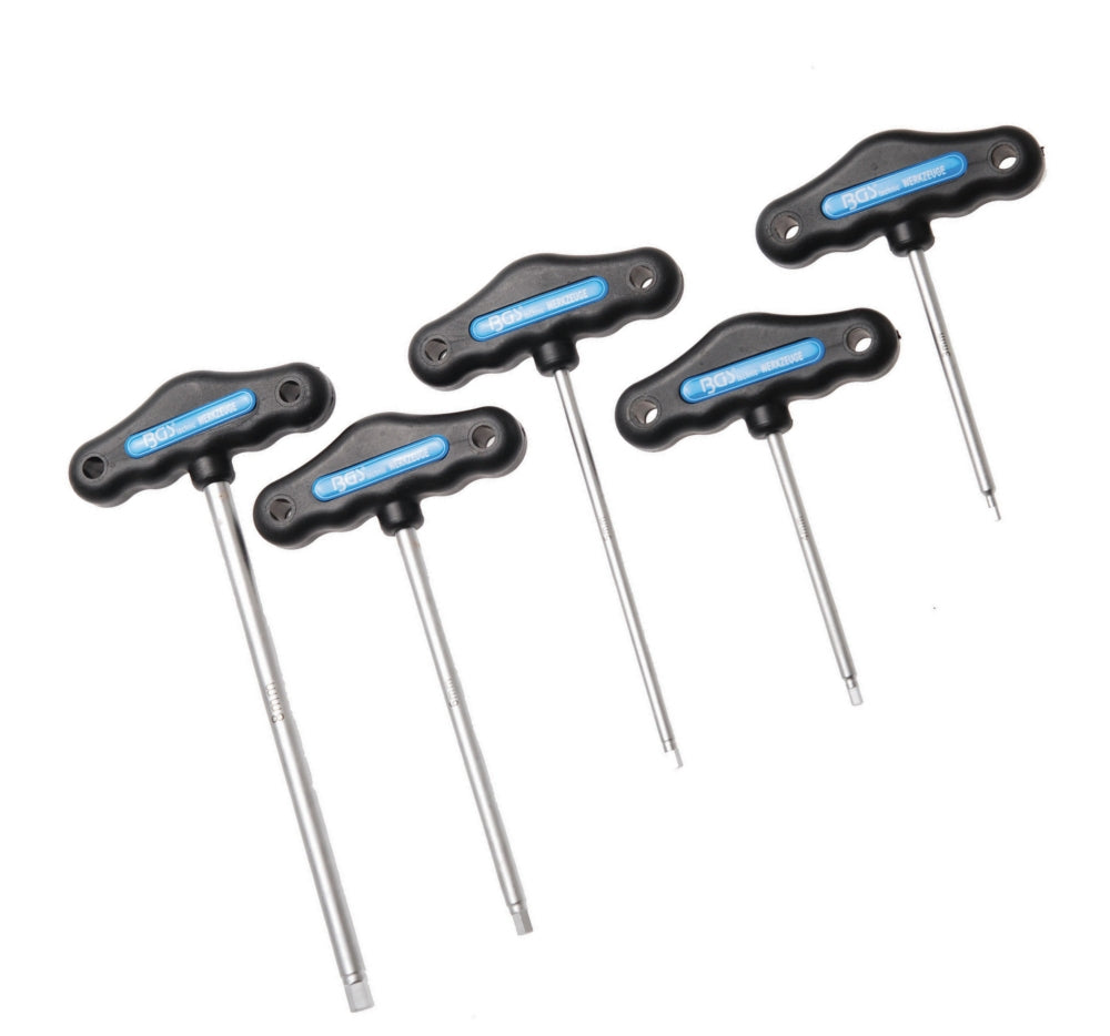 BGS 773 Satz T-Griff Schlüssel Innensechskant 3 - 8mm 5 teilig