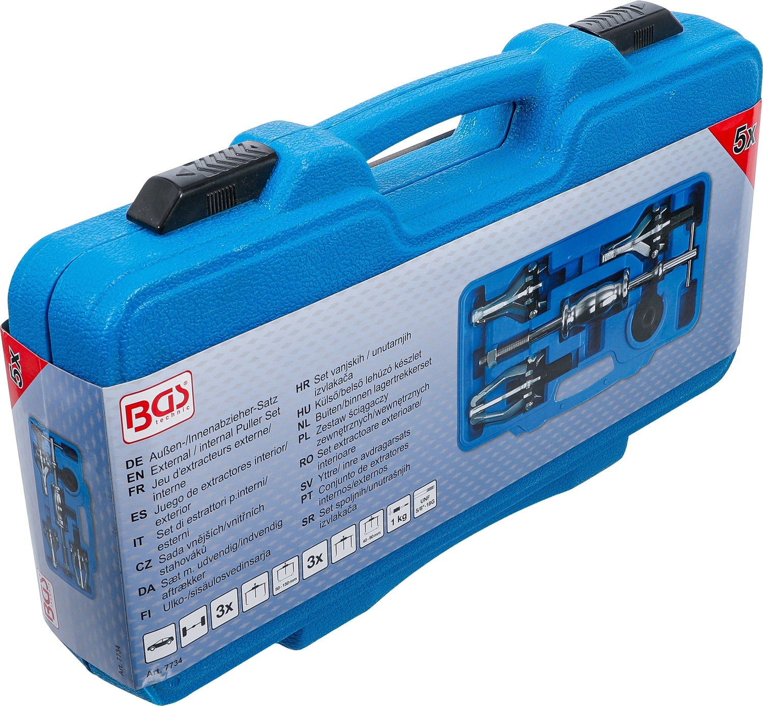 BGS 7734 Satz Abzieher Außenabzieher & Innenabzieher 5 teilig