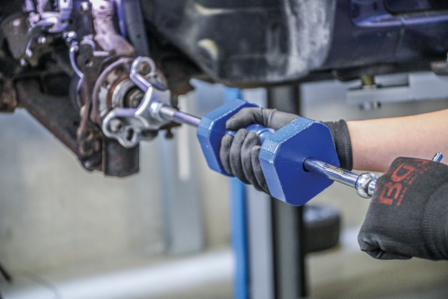 BGS 7735 Abzieher für Radnabe 4- & 5-Loch Lochkreis Ø100 - 115 mm mit Gleithammer