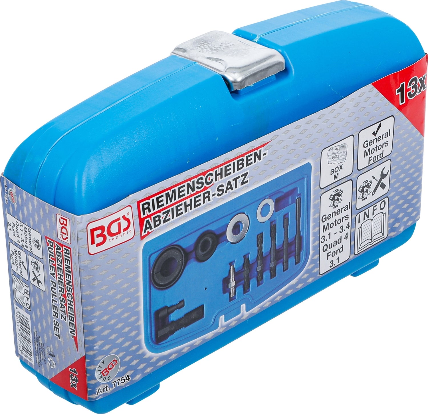 BGS 7754 Riemenscheiben Abzieher & Montagesatz für GM Ford