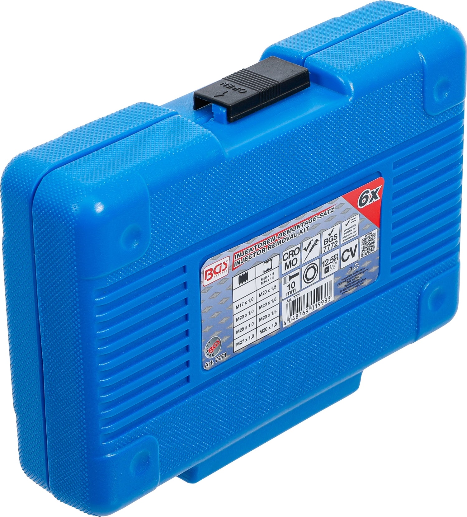 BGS 7771 Satz Demontagewerkzeug zum Herausziehen festsitzender Injektoren 6 teilig