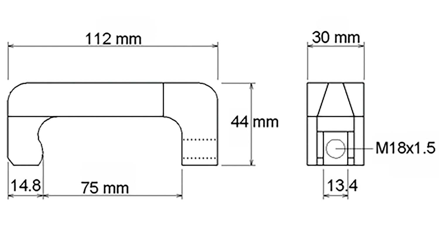 BGS 7777-2 Ausziehklaue zur Demontage festsitzender Injektoren Klauenabstand 13mm
