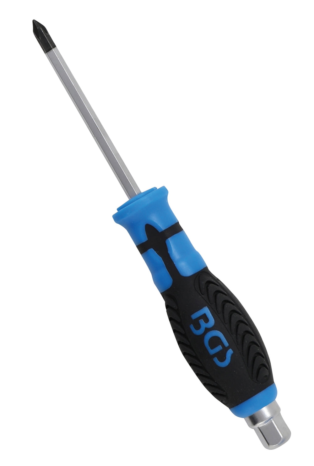 BGS 7911 Schraubendreher Klinge mit Sechskant Profil Abtrieb Kreuzschlitz PH1 Klingenlänge 75mm