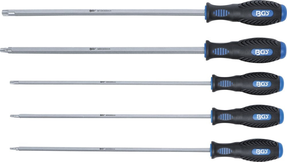 BGS 7924 Satz Schraubendreher Innenvielzahn (für XZN) 5 teilig