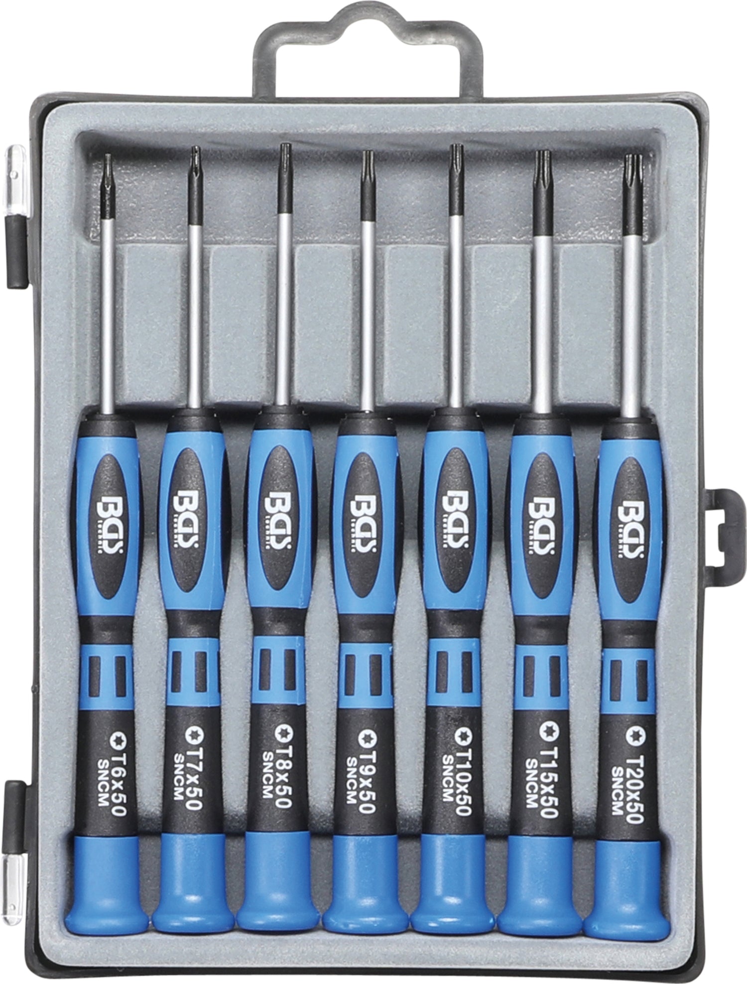 BGS 7967 Satz Präzisions Torx Schraubendreher T-Profil 7 teilig