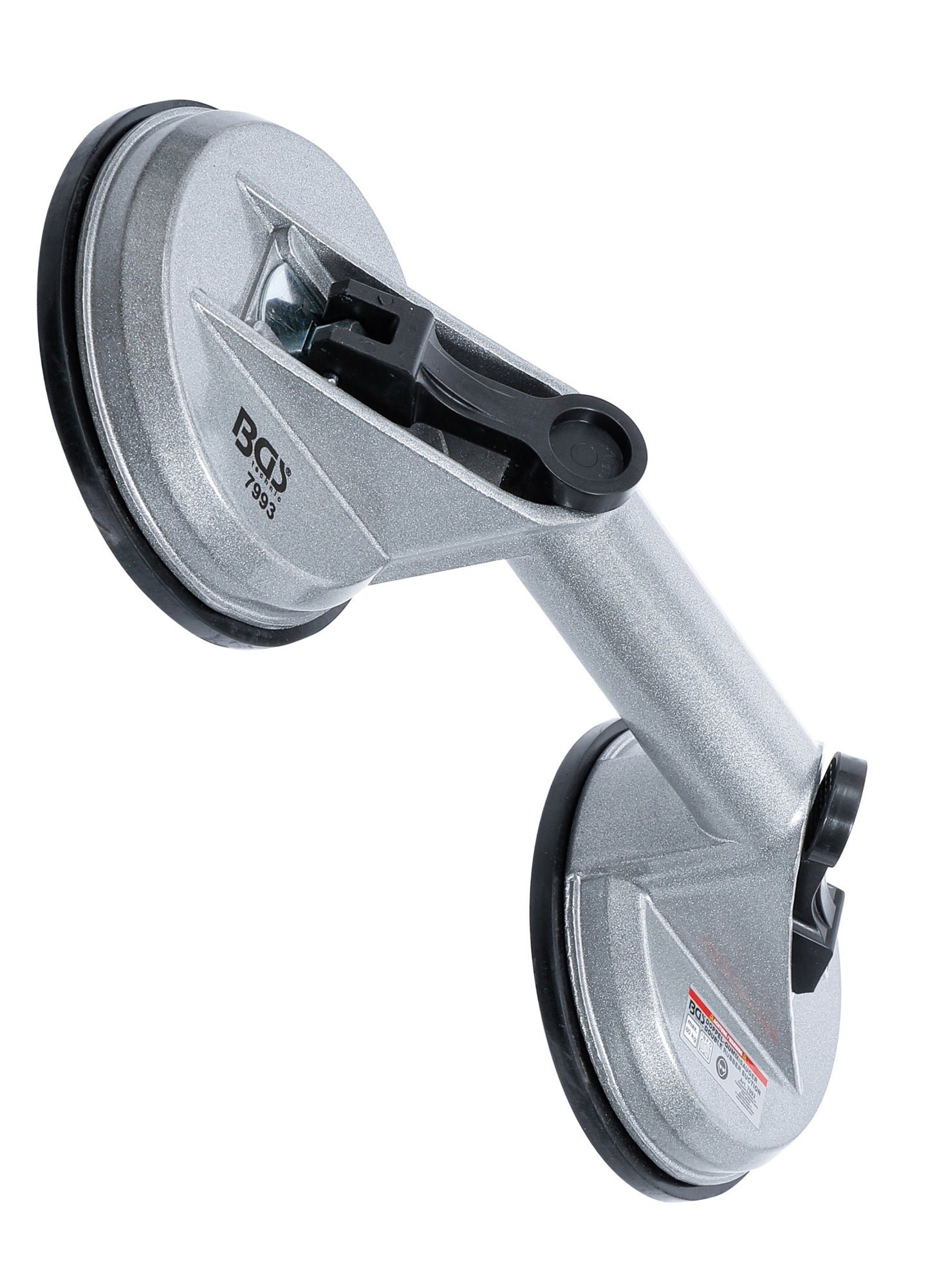 BGS 7993 Doppel Gummisauger Aluminium Tragfähigkeit 80kg Ø 115mm