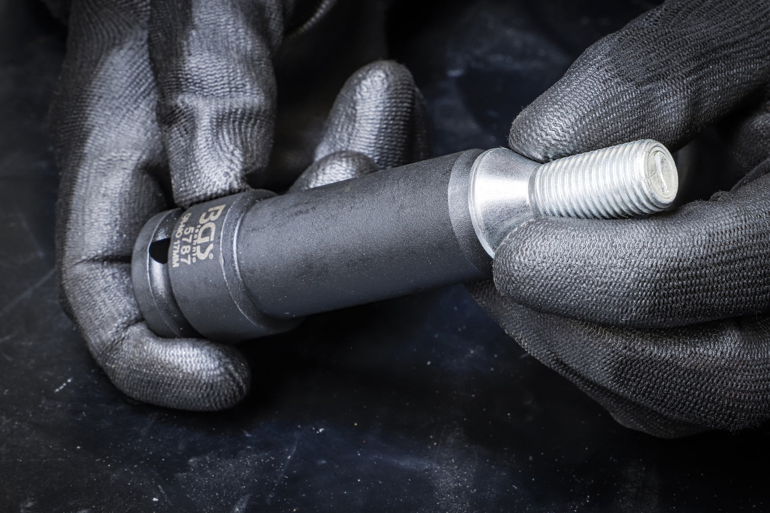 BGS 80003 Satz Kraft Spezial Steckschlüsseleinsätze Sechskant SW 17mm 19mm 21mm Antrieb 12,5mm (1/2")