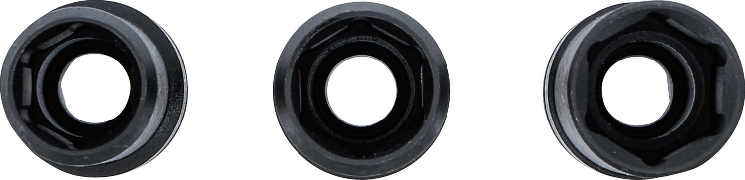BGS 80003 Satz Kraft Spezial Steckschlüsseleinsätze Sechskant SW 17mm 19mm 21mm Antrieb 12,5mm (1/2")