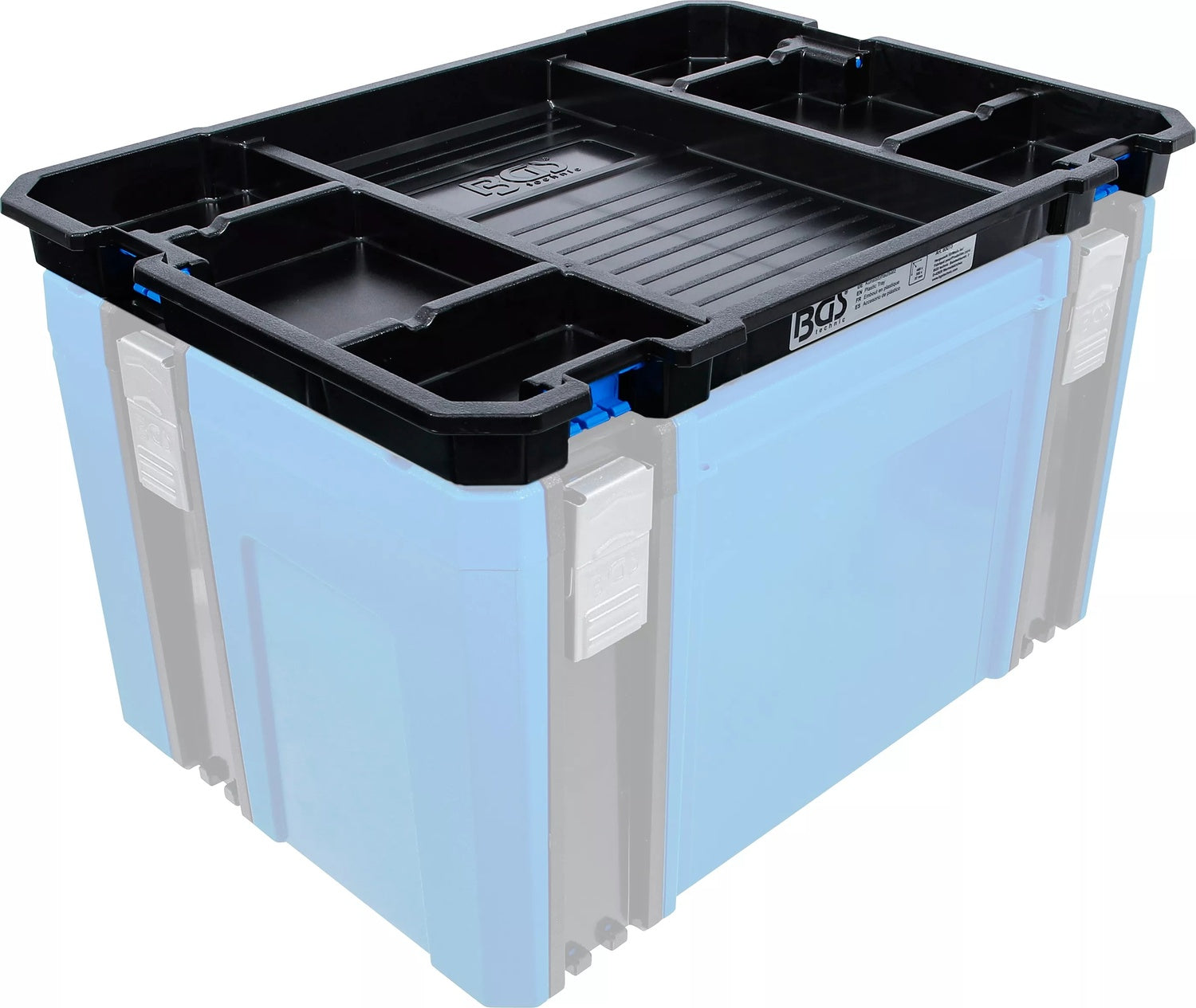 BGS 80013 Kunststoffaufsatz für alle Systemkoffer Zubehör Organizer