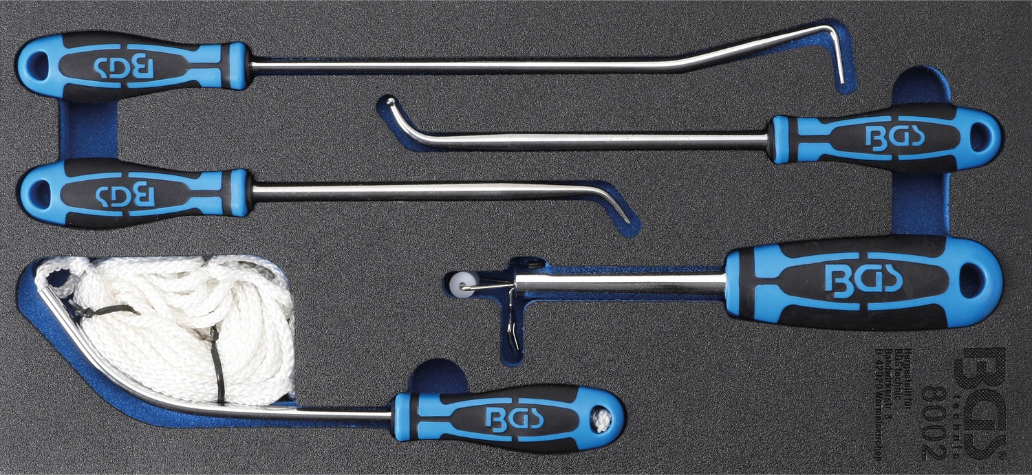 BGS 8002 Werkzeug Scheibenausbau nicht geklebte Scheiben 5 teiliger Montagesatz