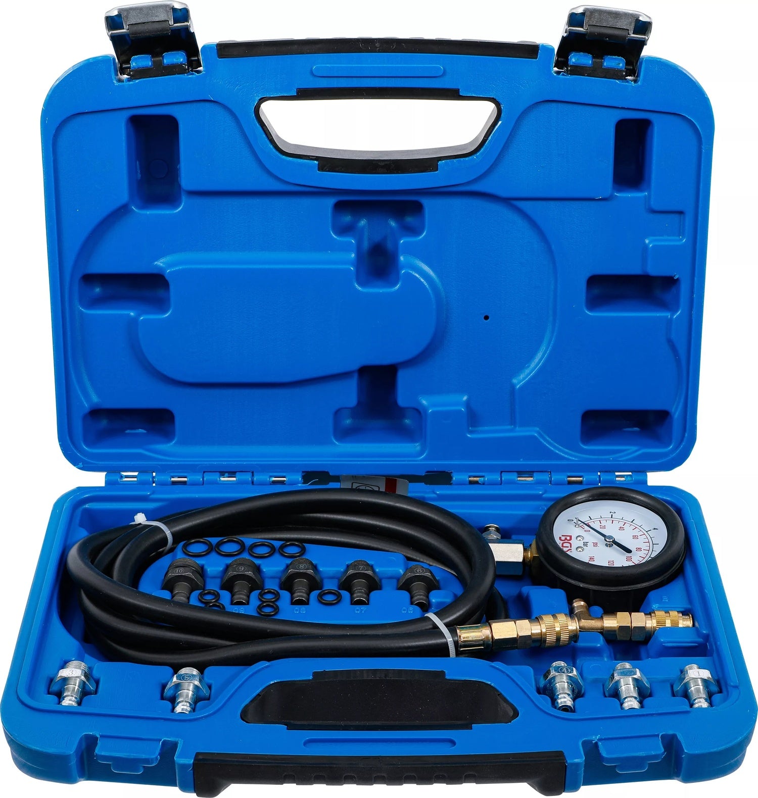 BGS 8007 Satz Öldrucktester 0 - 10 bar mit Adaptern im Koffer