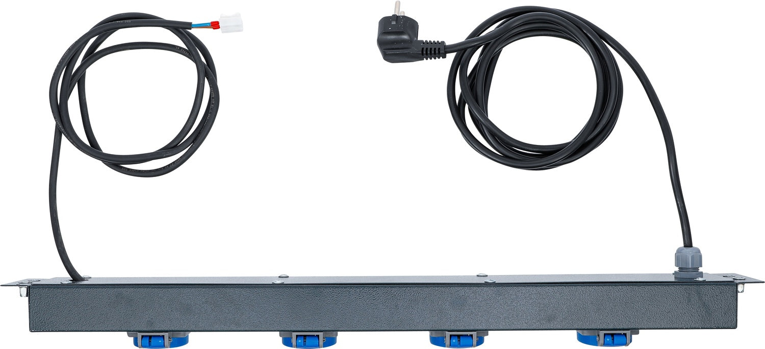 BGS DIY 80190 Netzversorgungsleiste 4-fach für Schrankwand System Steckdosenleiste