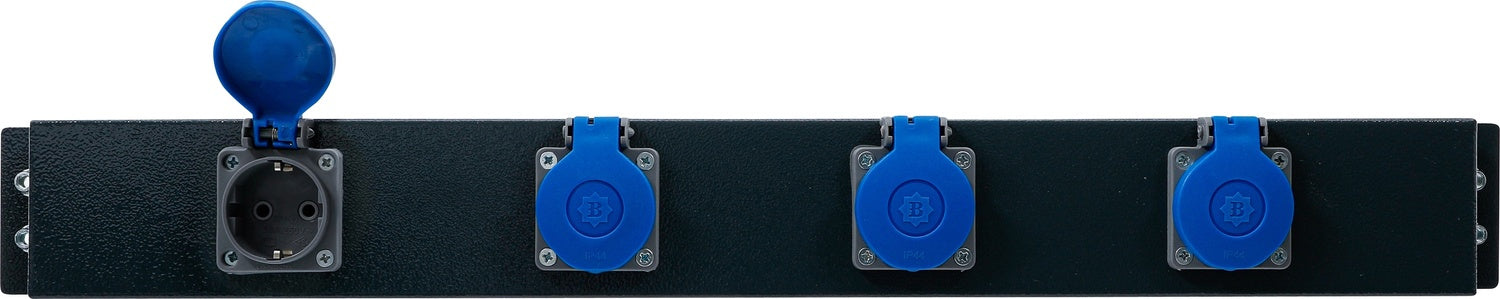 BGS DIY 80190 Netzversorgungsleiste 4-fach für Schrankwand System Steckdosenleiste