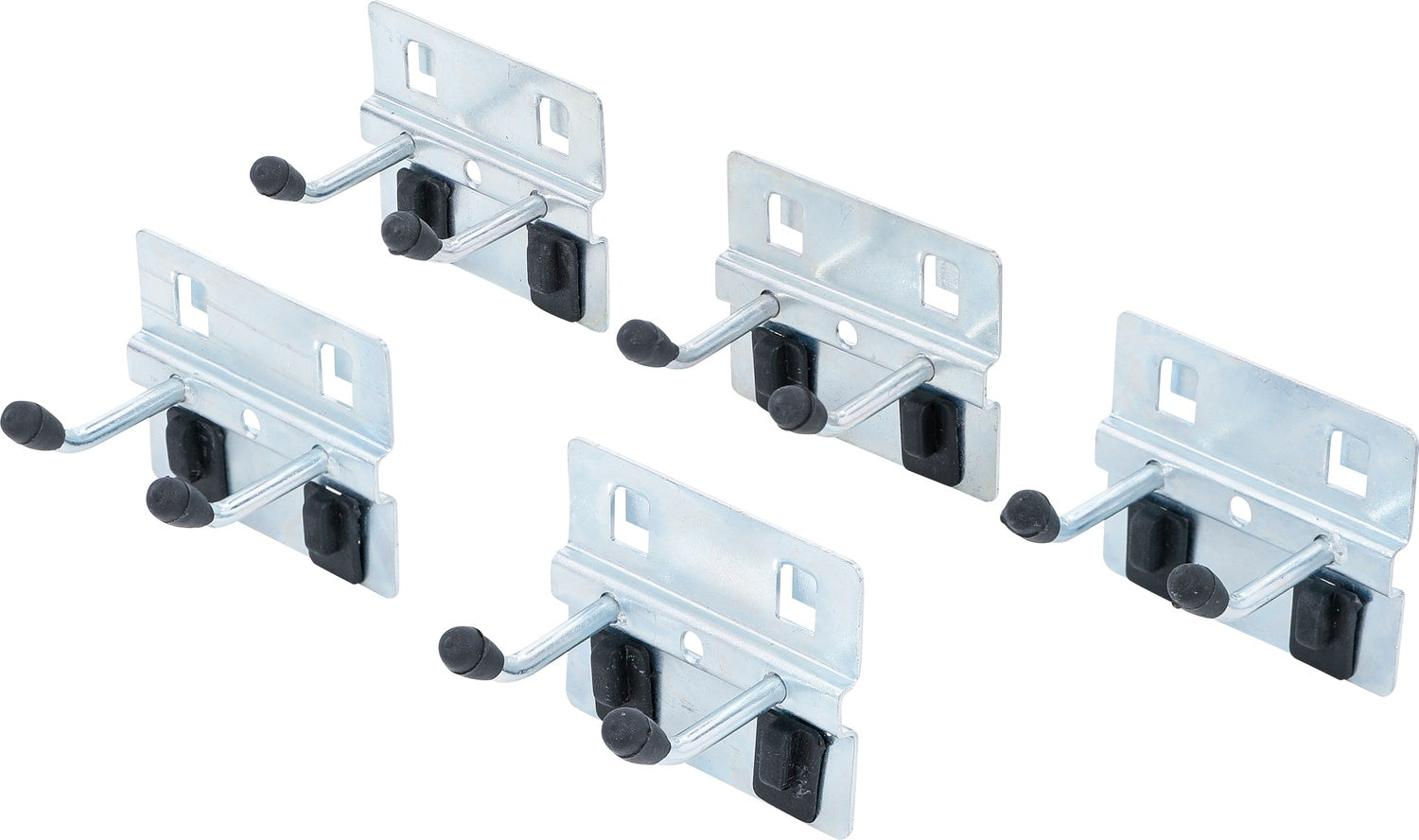 BGS DIY 80197 Satz Doppelhaken 40mm für Schrankwand System 5 teilig