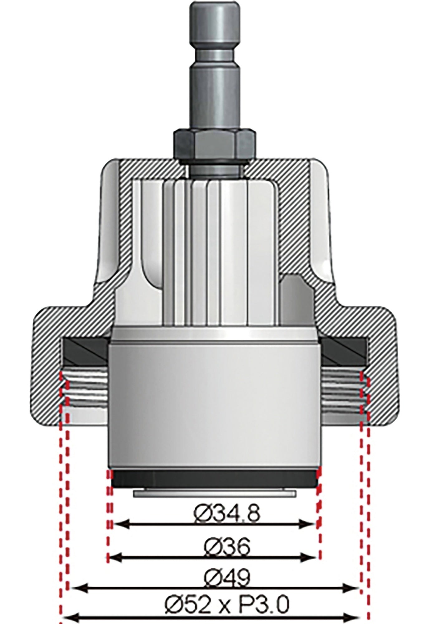 BGS 8027-12 Adapter Nummer 12 für Artikel 8027 8098 für Ford Mondeo Land Rover Opel Ssangyong