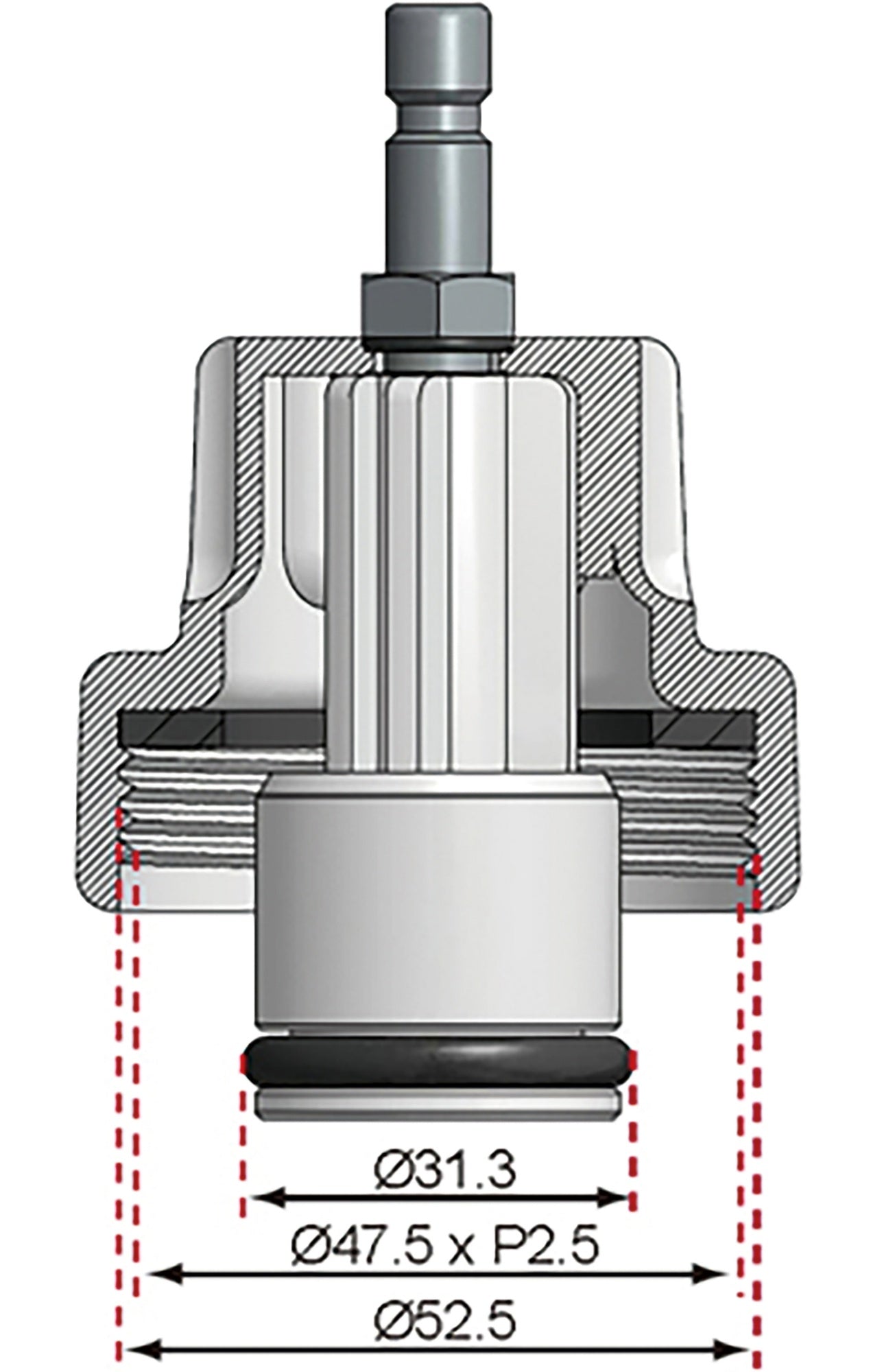 BGS 8027-15 Adapter Nummer 15 für Artikel 8027 8098 für Ford Mazda