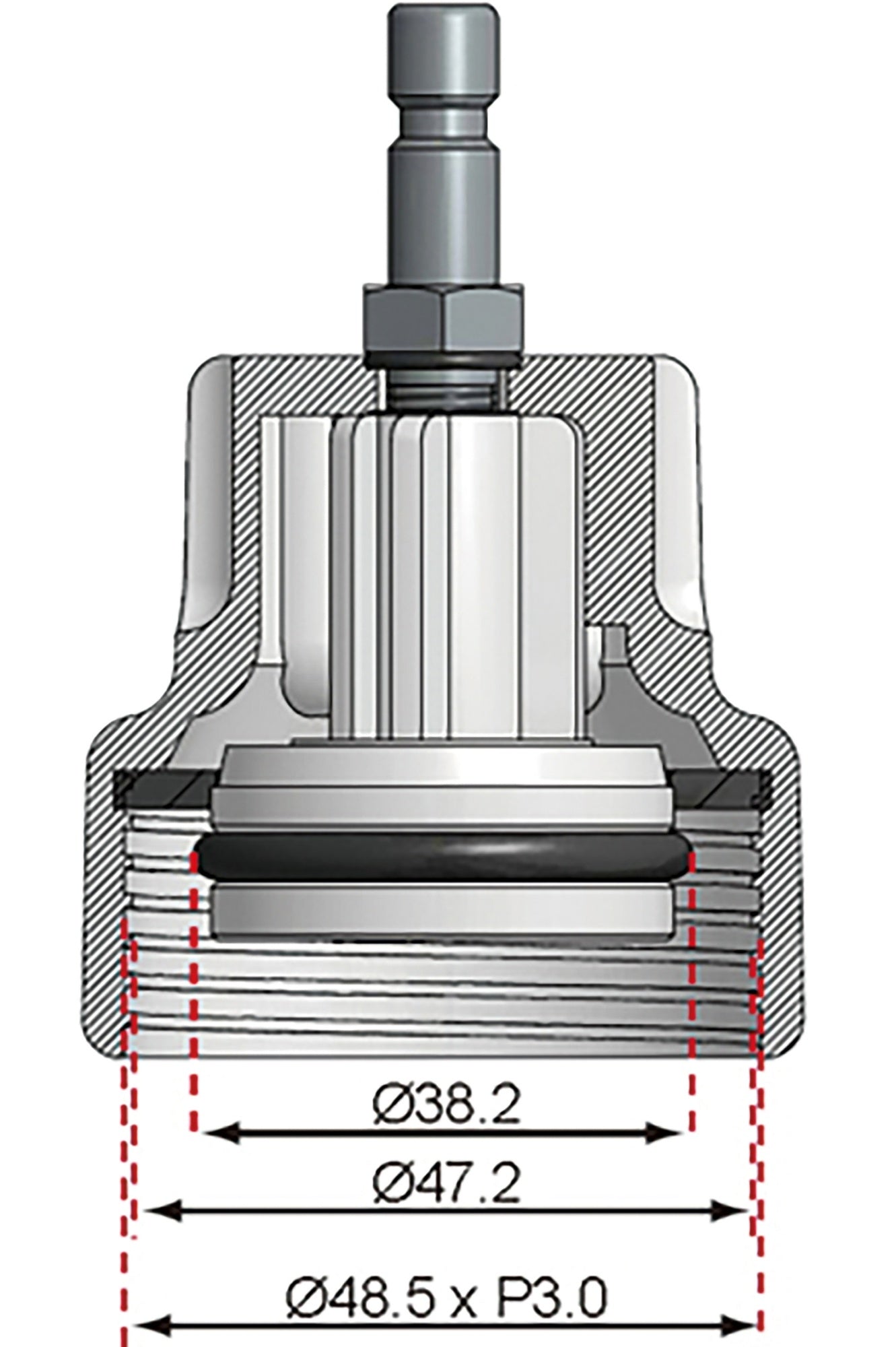 BGS 8027-18 Adapter Nummer 18 für Artikel 8027 8098 für VW