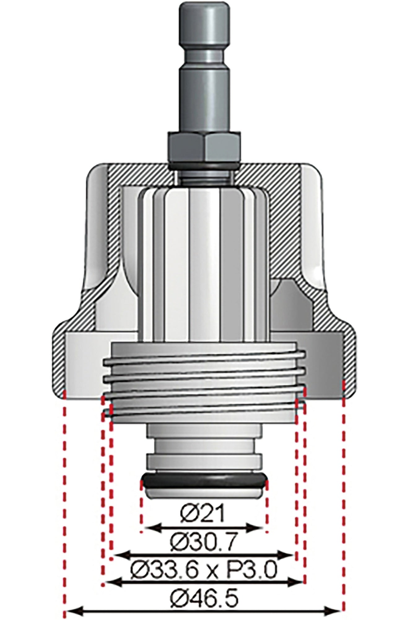 BGS 8027-19 Adapter Nummer 19 für Artikel 8027 8098 für Toyota
