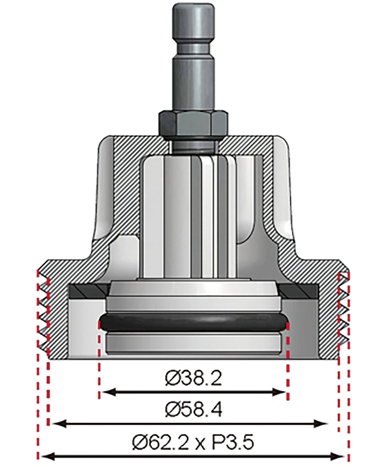 BGS 8027-9 Adapter Nummer 9 für Artikel 8027 8098 Audi BMW Porsche VW