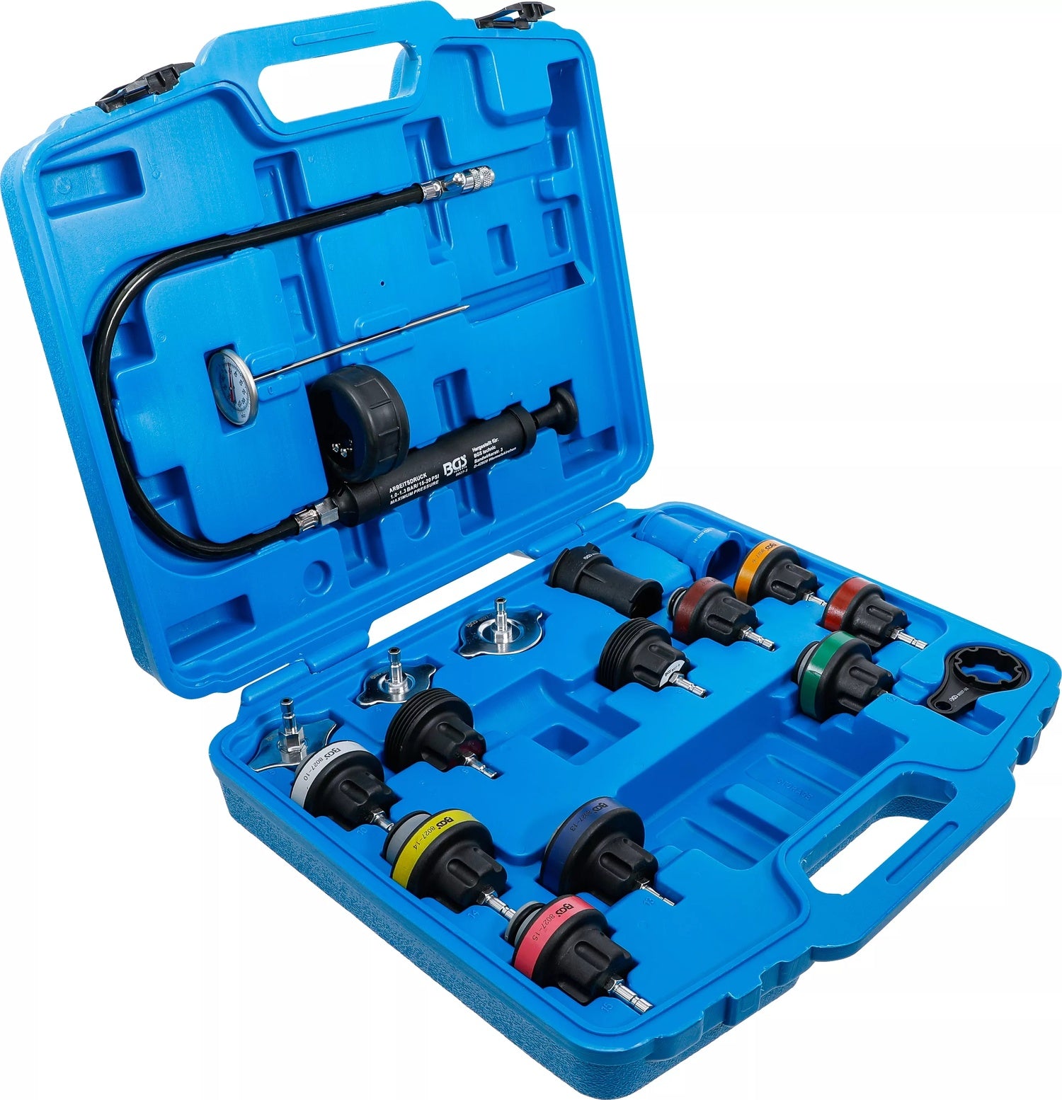 BGS 8027 Satz Kühlsystemtester Dichtigkeit Kühler Kühlwassersystem Abdrücksystem / Prüfgerät