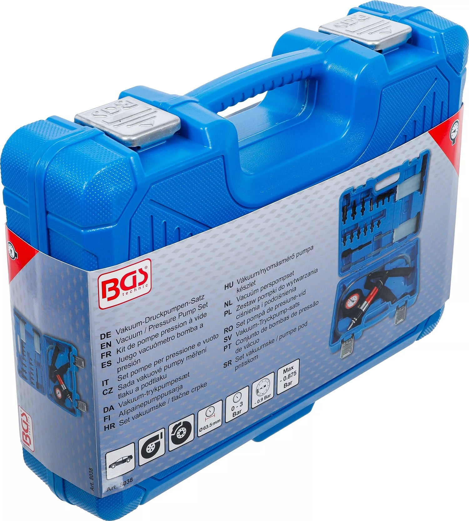 BGS 8038 Satz Vakuumpistolen mit Saug- und Druckfunktion