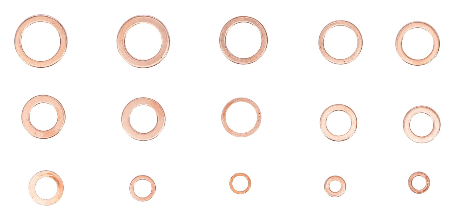 BGS 8052 Sortiment / Set Kupferringe Dichtring Kupfer Ring 150 tlg