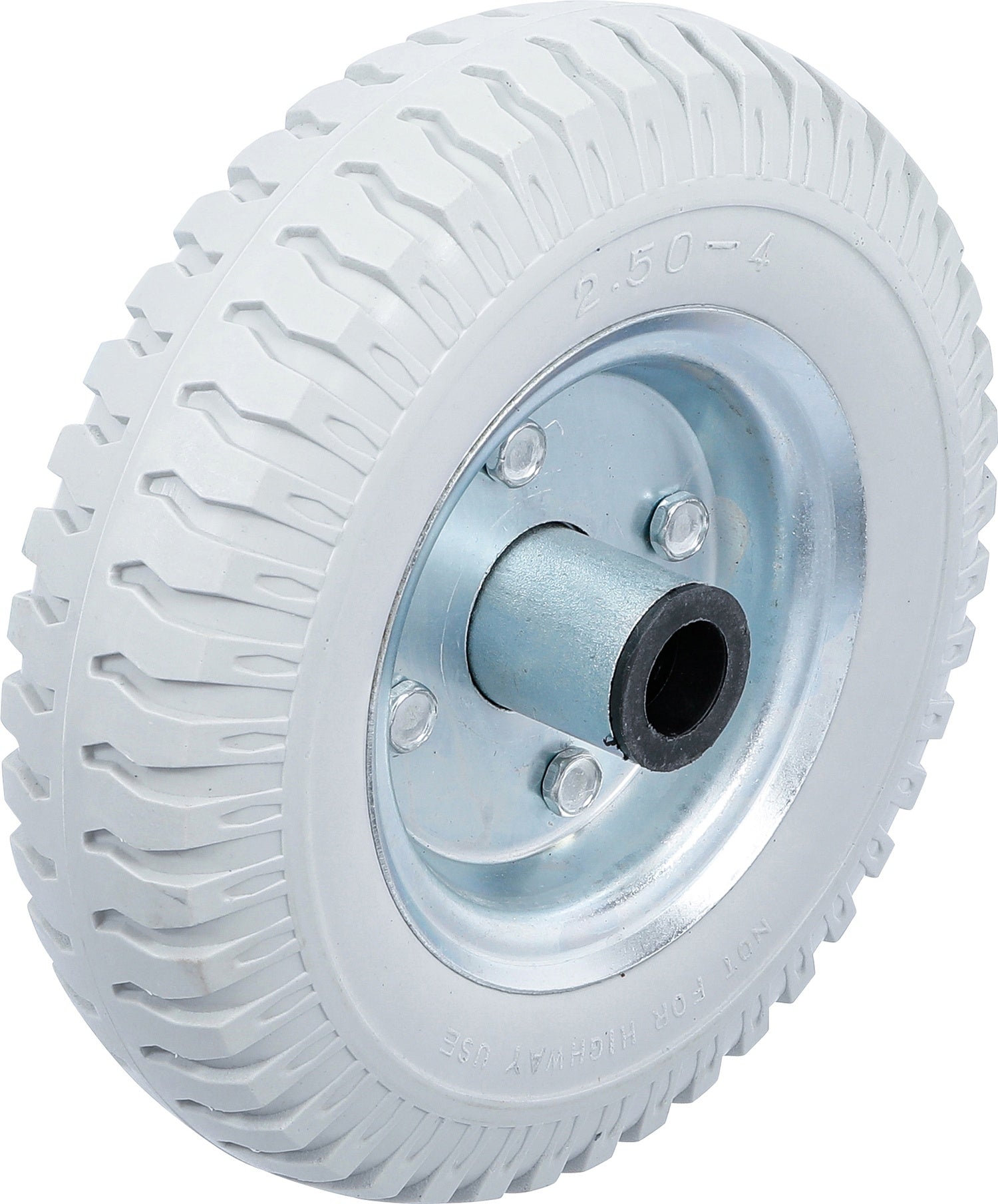 BGS DIY 80670 Rad für Sackkarren Bollerwagen PU grau Ø220mm