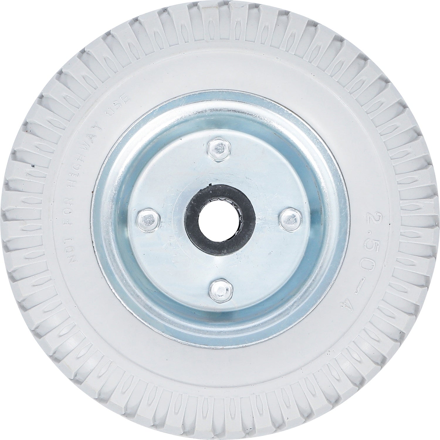 BGS DIY 80670 Rad für Sackkarren Bollerwagen PU grau Ø220mm