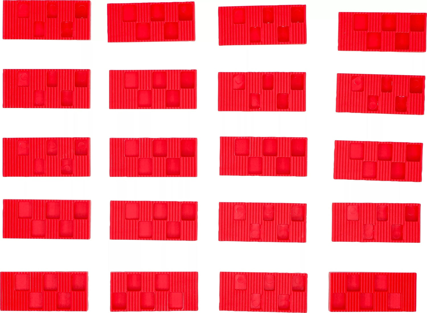 BGS DIY 80716 Satz Universal Montagekeile Unterlegkeile Kunststoff 20 teilig