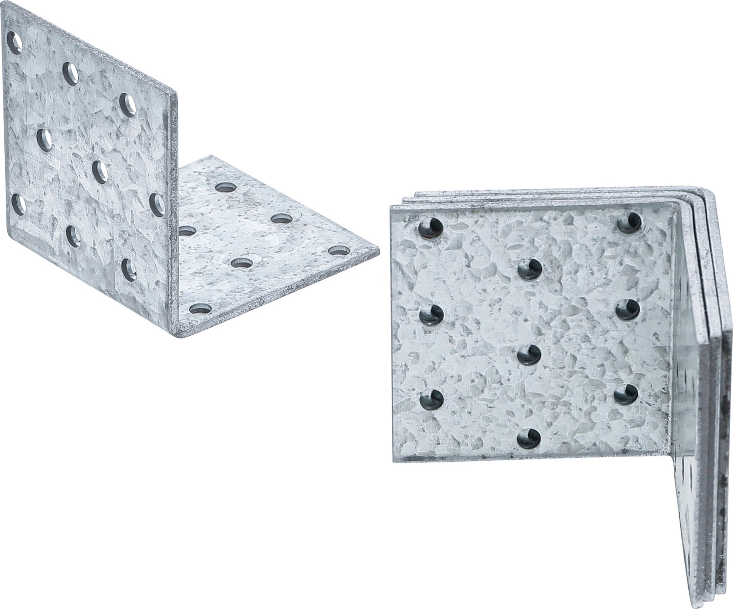 BGS DIY 80938 Satz Winkelverbinder 60 x 60 x 60mm 4 Stück