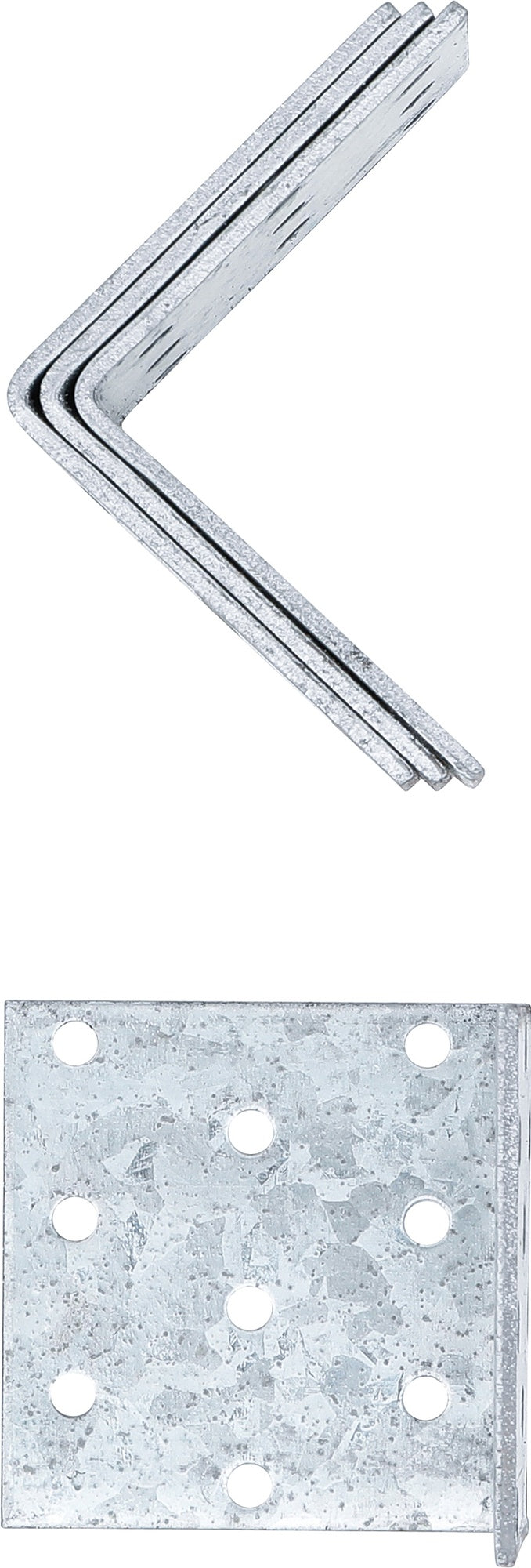 BGS DIY 80938 Satz Winkelverbinder 60 x 60 x 60mm 4 Stück