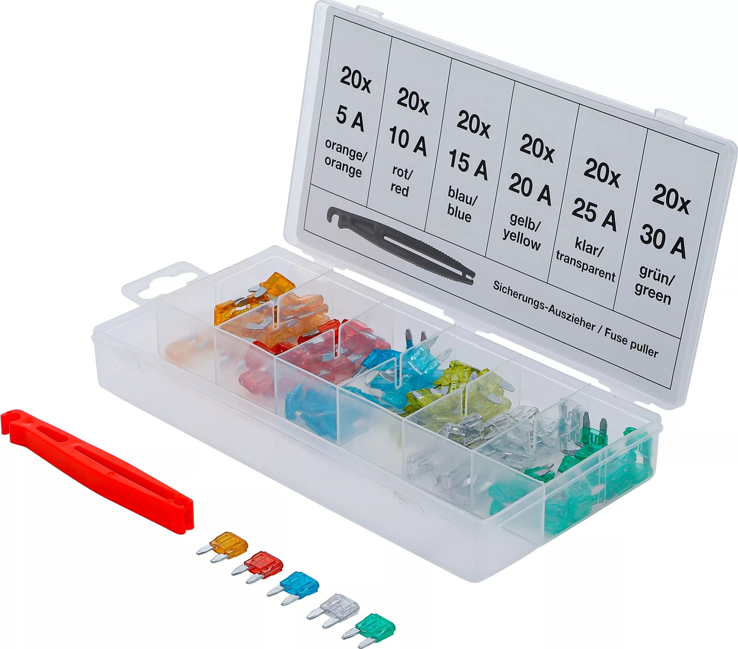 BGS 8109 Sortiment Kfz Sicherungen Mini 121 teilig