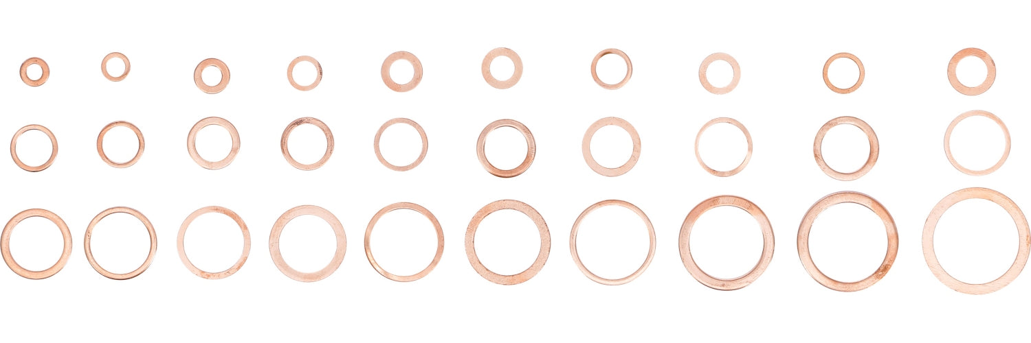 BGS 8142 Sortiment / Set Kupferringe Dichtring Kupfer Ring 300 teilig