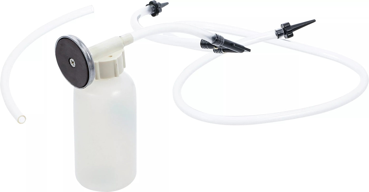 BGS 8171 Bremsenentlüftungsbehälter für Motorrad 3 Adaptern und Magnet