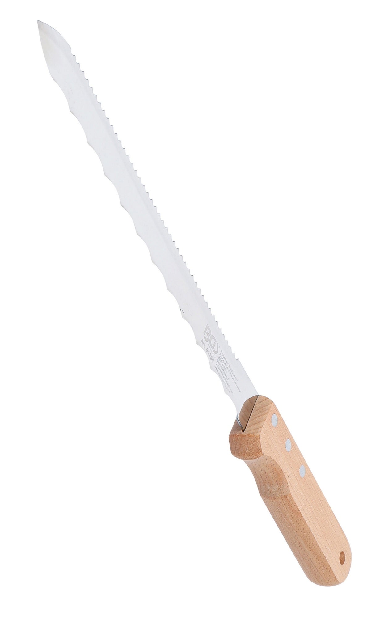 BGS 81730 Dämmstoffmesser Länge 420mm mit Holzgriff