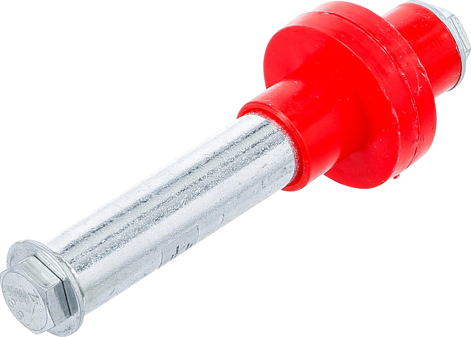 BGS DIY 81951 Achsensatz für Schubkarrenrad 128mm Ø20mm mit 2 Distanzhülsen