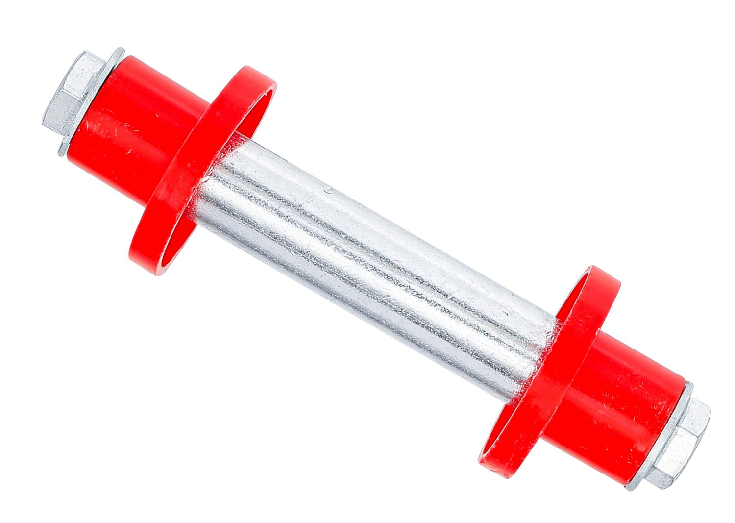 BGS DIY 81951 Achsensatz für Schubkarrenrad 128mm Ø20mm mit 2 Distanzhülsen