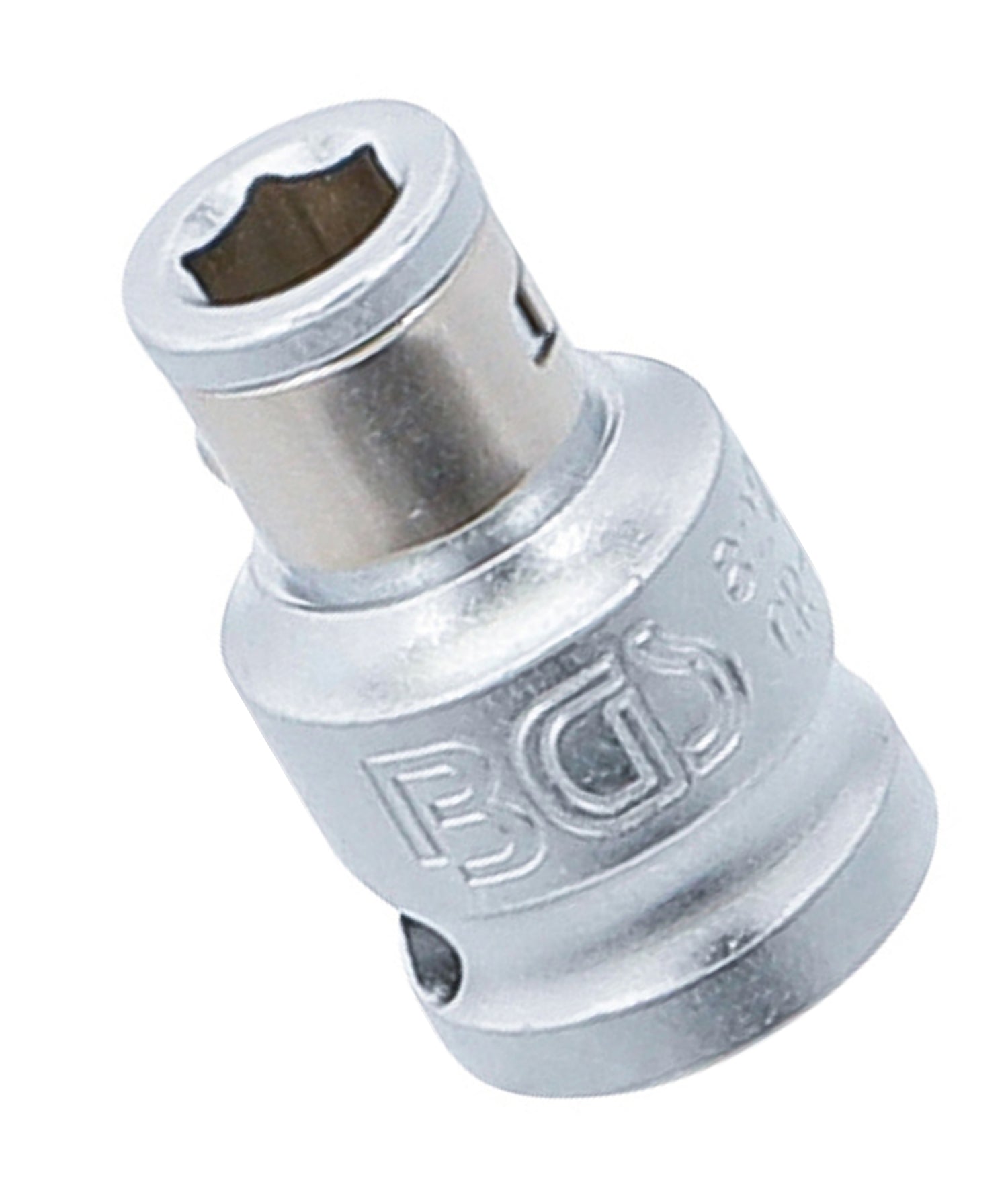 BGS 8225 Bit Adapter mit Haltekugel Antrieb 10mm (3/8") auf Innensechskant 6,3mm (1/4")