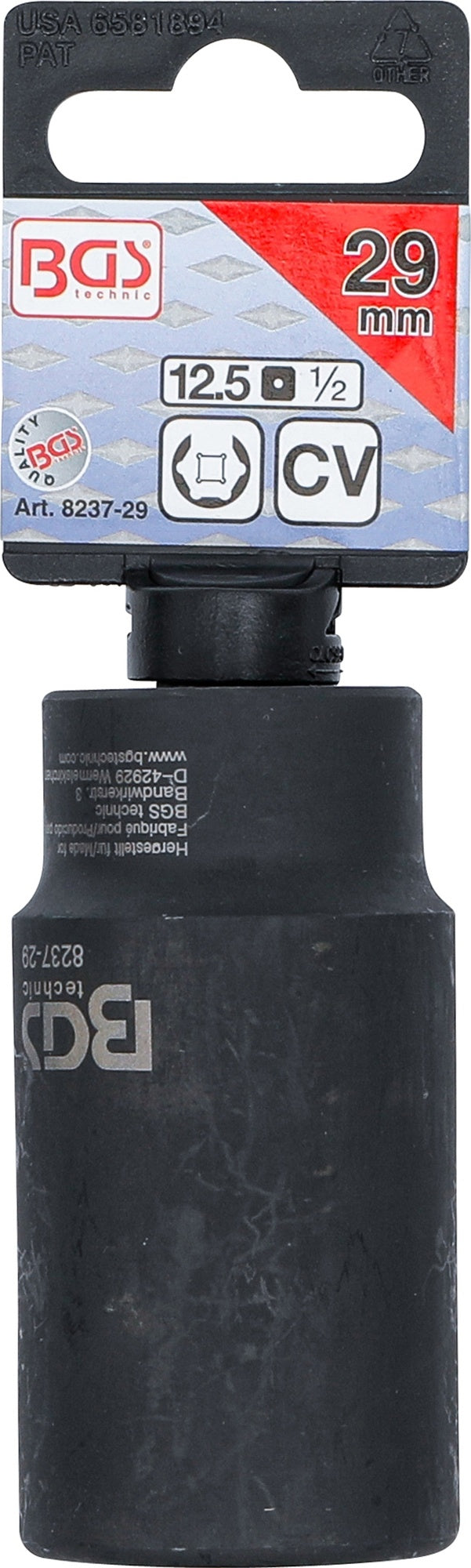 BGS 8237-29 Einsatz geschlitzt Sechskant SW 29mm für Artikel 8237