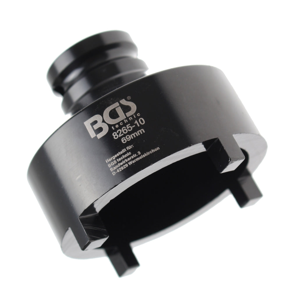 BGS 8265-10 Schlüssel für Nutmuttern Zapfen außen liegend 69mm KM8