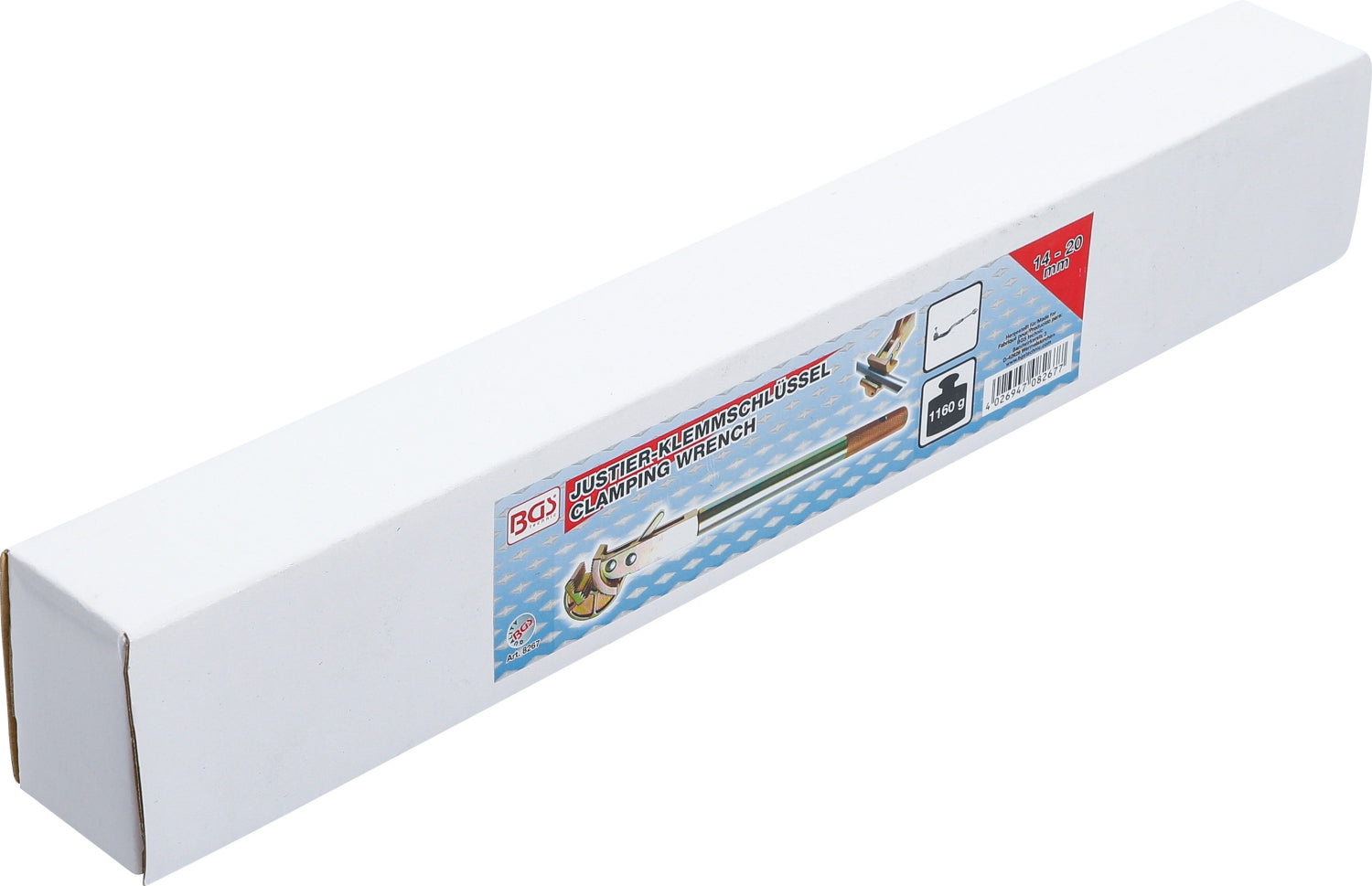BGS 8267 Justier Klemmschlüssel für Axialspurstangen 14 - 20mm