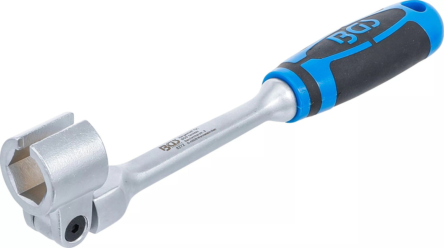 BGS 8272 Spezial Ringschlüssel für Lambdasonden kippbar mit Griff SW 22mm